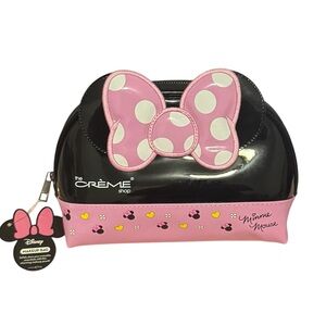 Disney Minnie Mouse Pink and Black Makeup Bag